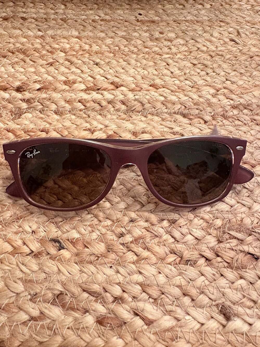 Ray-Ban RB2132 New Wayfarer Sunglasses in Bordeaux/Purple